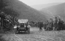 MG M type competing in the MCC Edinburgh Trial, 1931. Artist: Bill Brunell.