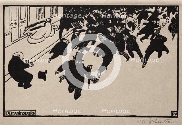 The Protest, 1893. Creator: Félix Vallotton (French, 1865-1925).