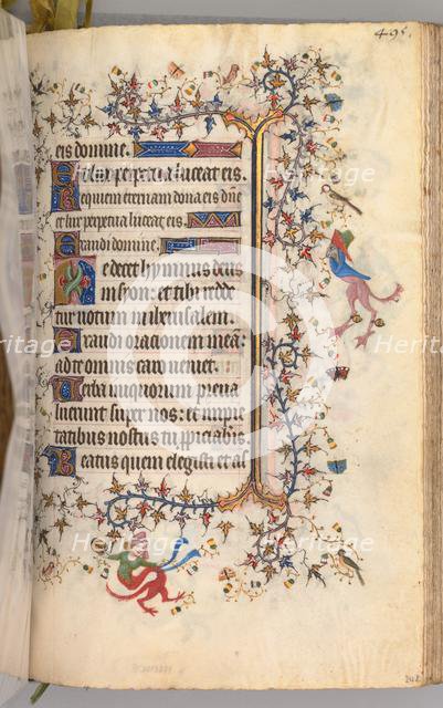 Hours of Charles the Noble, King of Navarre (1361-1425): fol. 242r, Text, c. 1405. Creator: Master of the Brussels Initials and Associates (French).