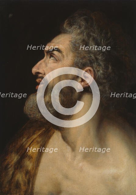 Study Head of a Bearded Man, c. 1565. Creator: Frans Floris.