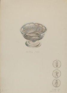 Bowl, c. 1936. Creator: Roberta Elvis.