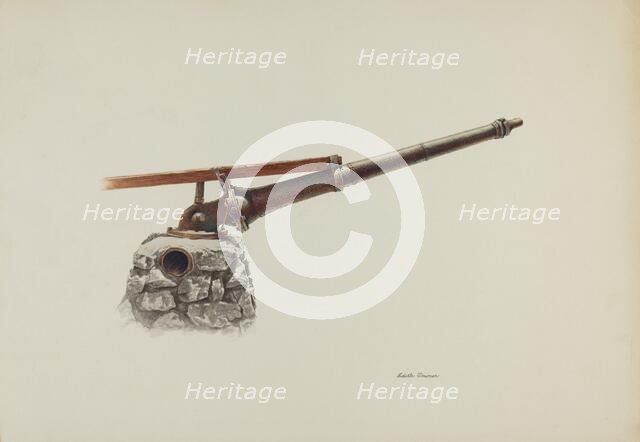 Water Nozzle, c. 1940. Creator: Edith Towner.