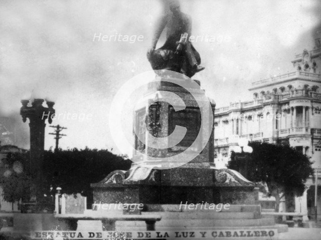 Statue of Don Jose de la Luz Caballero, (1912), 1920s. Artist: Unknown