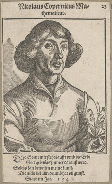 Portrait of Nicolaus Copernicus (1473-1543) , before 1586. Creator: Stimmer, Tobias (1539-1584).