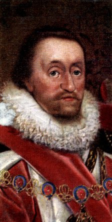 James VI of Scotland, James I of England and Ireland. Artist: Unknown