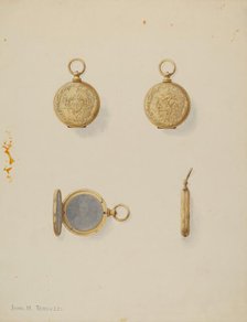 Locket, c. 1937. Creator: John H. Tercuzzi.