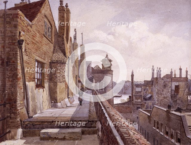 Tower of London, London, 1883. Artist: John Crowther