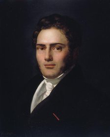 Portrait of Saint-Amand Bazard, 1821. Creator: Henry Scheffer.