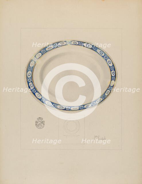 Saucer, c. 1937. Creator: Joseph Sudek.