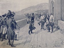 'Arranging for Masséna's Capitulation at Cornigliano, Near Genoa', 1896. Artist: Unknown.