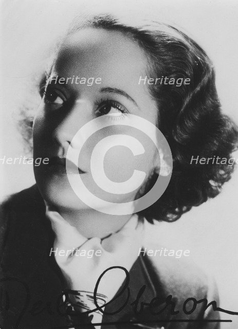 Merle Oberon (1911-1979), British actress, c1930s. Artist: Unknown