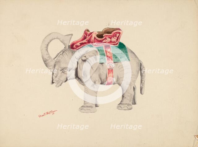 Bank: Elephant, 1938. Creator: Charles Moss.