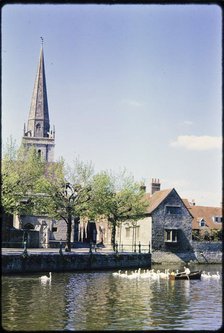 St Helen's Wharf, Abingdon, Oxfordshire, c1960s. Creator: Norman Barnard.