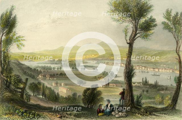 'View from Mount Ida (Near Troy)', c1839.  Creator: H Wallis.