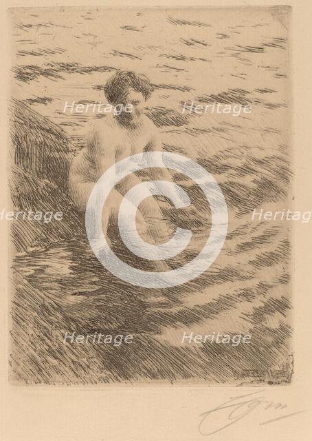 Wet, 1911. Creator: Anders Leonard Zorn.