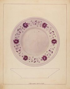 Plate, 1936. Creator: J. Howard Iams.