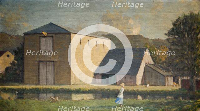 A Warehouse, 1921. Creator: Charles John Holmes.