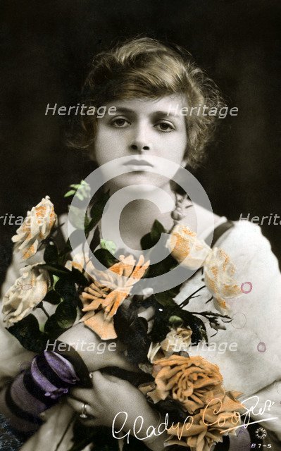 Gladys Cooper (1888-1971), English actress, early 20th century. Artist: Unknown