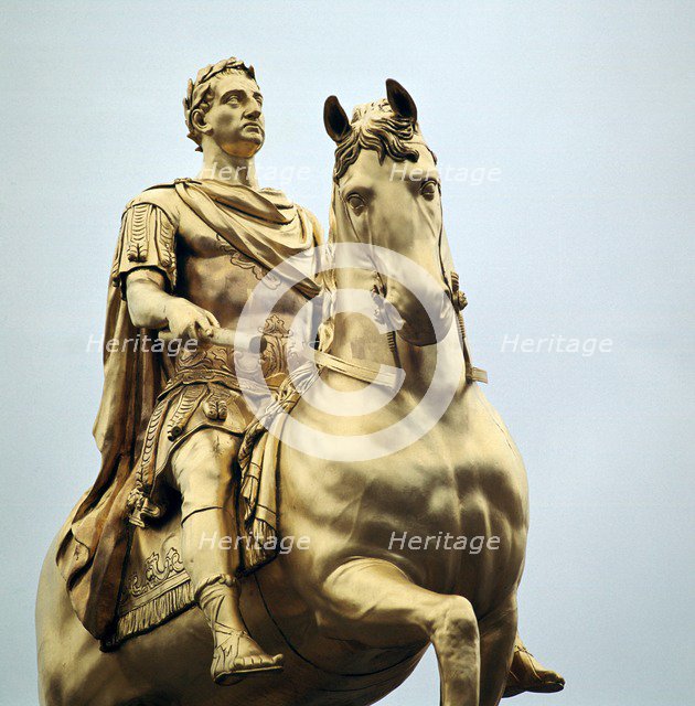 Equestrian Statue of King William III, 18th century. Artist: Peter Scheemakers