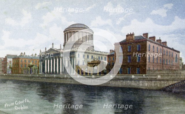 The Four Courts, Dublin, Ireland, c1900s-c1920s(?). Artist: Unknown