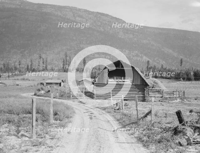 Farm of FSA, land clearing loan, Boundary County, Idaho, 1939. Creator: Dorothea Lange.