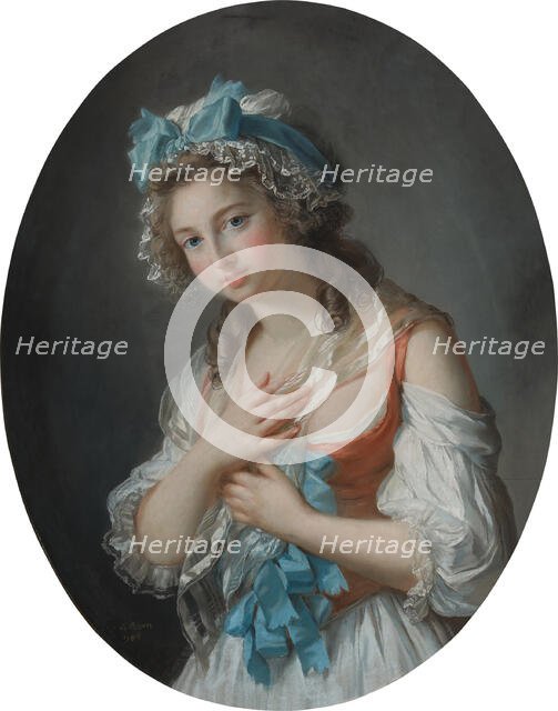 Portrait of Duchesse de Guiche, née Aglaé de Polignac (1768-1803), 1784. Creator: Vigée Le Brun, Louise Élisabeth (1755-1842).