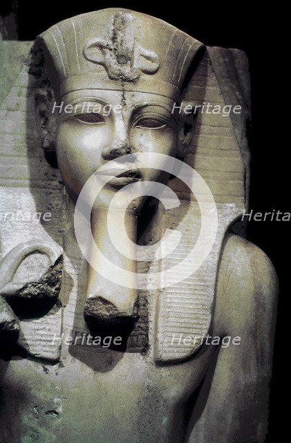 Pharaoh Amenhotep III (Amenophis III), Sobek Temple, Dakamsha, Egypt, c1380 BC. Artist: Unknown