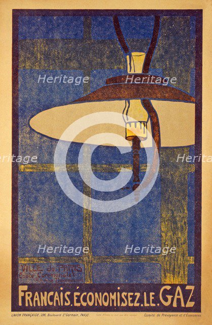 Français, Economisez le Gaz, 1916.