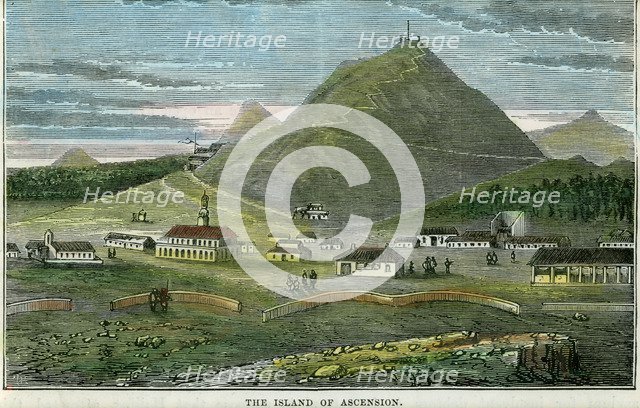 'The Island of Ascension', c1880. Artist: Unknown