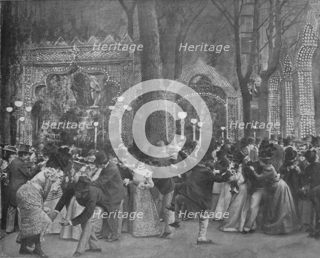 'Le Jardin Du Bal Bullier', 1900. Artist: Unknown.