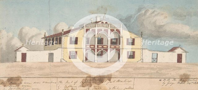 Fonduco, the Seat of Captain Thomas James Maling, 19th century. Creator: Anon.