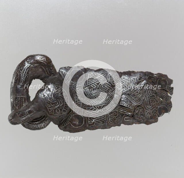 Belt Buckle, Frankish, 6th-7th century. Creator: Unknown.