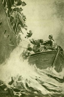 'A Rescue at Sea', c1930. Creator: Unknown.