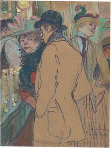Alfred la Guigne, 1894. Creator: Henri de Toulouse-Lautrec.