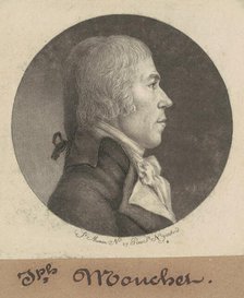 Joseph Mouchet, 1798. Creator: Charles Balthazar Julien Févret de Saint-Mémin.