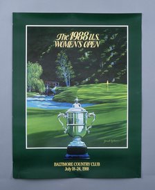 Programme for US Women's Open, 1988. Artist: Unknown