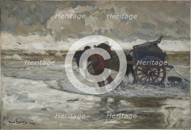 At the Dunes , 1900. Creator: Hans von Bartels.