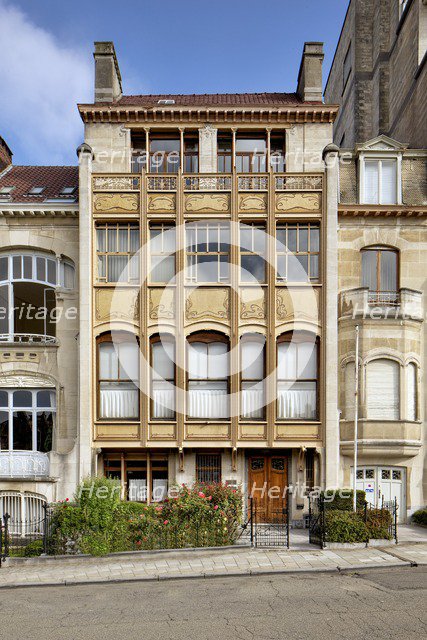 Hotel van Eetvelde, 2-4 Av. Palmerston, Brussels, Belgium, (1898), c2014-c2017. Artist: Alan John Ainsworth.