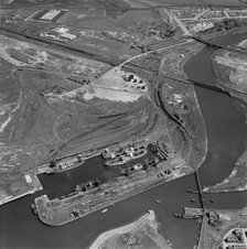 Prince of Wales Dock, Workington, Cumbria, 1953. Artist: Aerofilms.