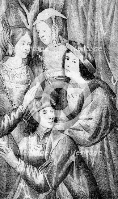 Richard III and Edward IV. Artist: Unknown