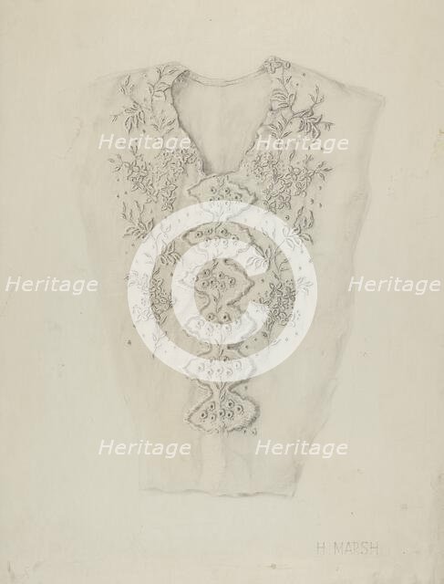 Cotton Vestie, 1935/1942. Creator: Herbert Marsh.