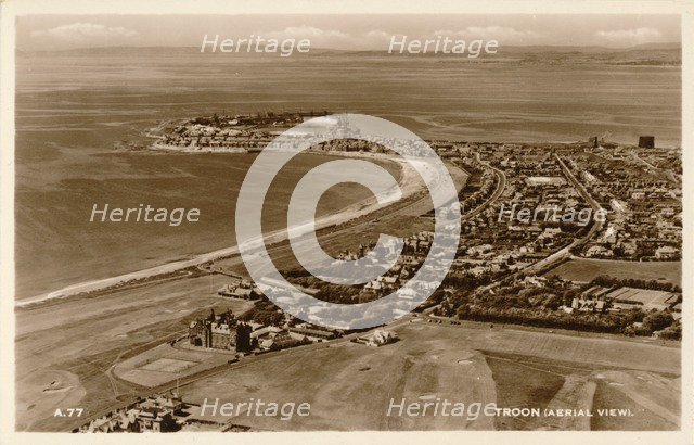 'Troon (Aerial View)', c1930. Artist: Unknown.