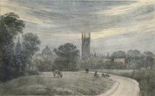 The entrance to Oxford from London, from recollection, 16 July 1790. Artist: John Baptist Malchair.