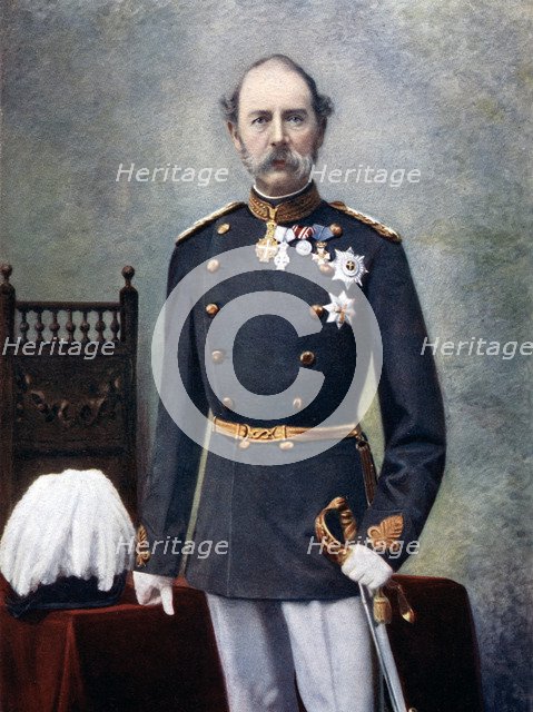 King Christian IX of Denmark, late 19th-early 20th century Artist: Unknown