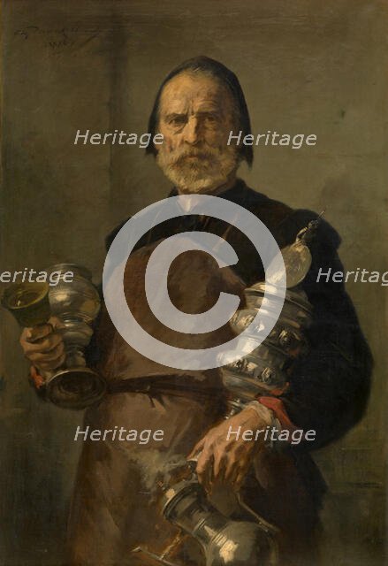 Seventeenth Century Tinsmith, 1884. Creator: Alexandre Pierre Jacques Markelbach.