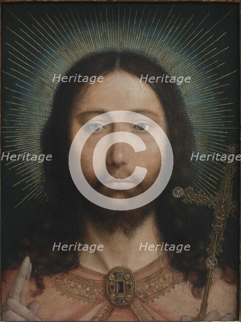 Christ as Salvator Mundi, 1505. Creator: Massys, Quentin (1466-1530).