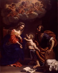 The Holy Family, 1682. Creator: Benedetto Gennari.