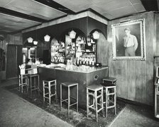 31 Wardour Street, Westminster LB, London: first floor front room, bar, 1977. Creator: Unknown.