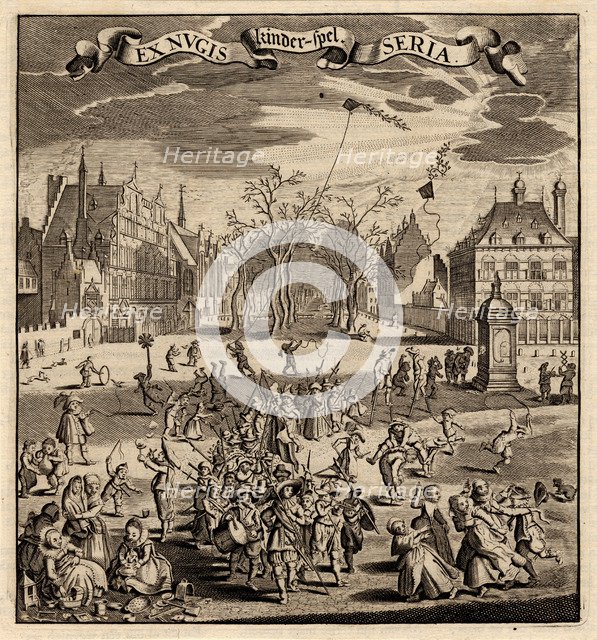 Ex Nugis. Children's Games. Artist: Sillemans, Experiens (1611-1653)