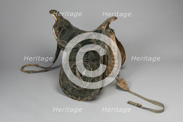 Saddle, Spain, late 18th century, possibly 19th century(?). Creator: Unknown.